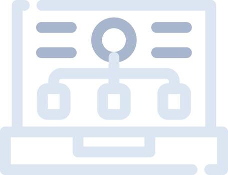 frente final desarrollo creativo icono diseño vector