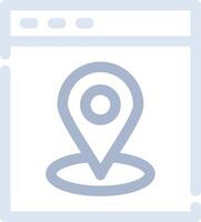 Web Location Creative Icon Design vector