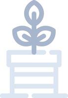 Plant Pot Creative Icon Design vector