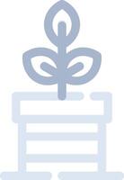 Plant Pot Creative Icon Design vector