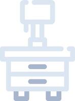 Side Table Creative Icon Design vector