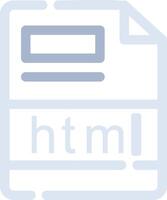 html Creative Icon Design vector