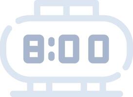 Digital Clock Creative Icon Design vector