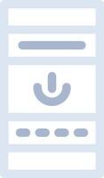 Desktop PC Creative Icon Design vector