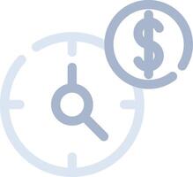 Time Is Money Creative Icon Design vector