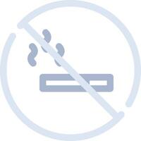 No Smoking Area Creative Icon Design vector