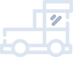 Pickup Truck Creative Icon Design vector