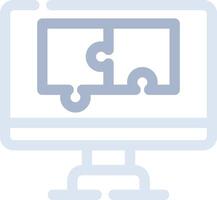 Puzzle Creative Icon Design vector