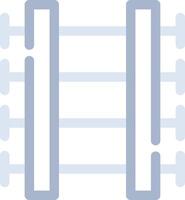 Train Tracks Creative Icon Design vector