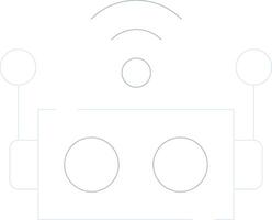 Smart Robotic Creative Icon Design vector