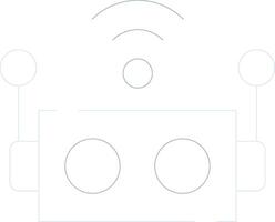 Smart Robotic Creative Icon Design vector