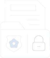 Confidential Creative Icon Design vector