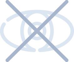 Close Eyes Creative Icon Design vector