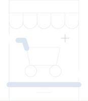 Personalized Web Store Creative Icon Design vector