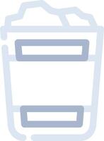 Paper Bin Creative Icon Design vector