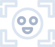 Face Detection Creative Icon Design vector
