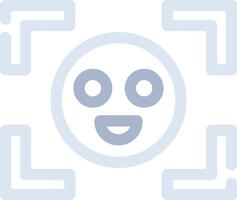 Face Detection Creative Icon Design vector