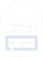 Cloud Computing Creative Icon Design vector