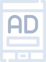 Mobile Advertising Creative Icon Design vector