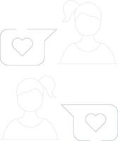 Friendship Creative Icon Design vector