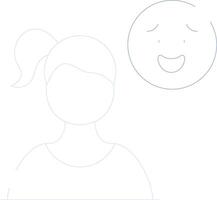 Facial Expression Creative Icon Design vector