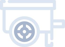 Wheelbarrow Creative Icon Design vector