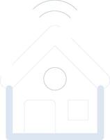 Smart Home Creative Icon Design vector