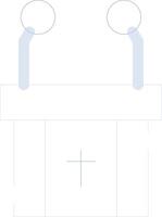 Pulpit Creative Icon Design vector