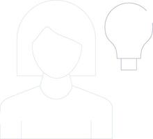 Idea Creative Icon Design vector