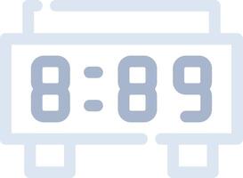 diseño de icono creativo de reloj digital vector