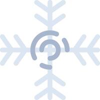 diseño de icono creativo de copo de nieve vector