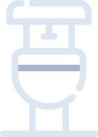 Toilet Creative Icon Design vector