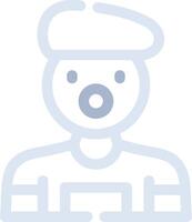 Mime Creative Icon Design vector