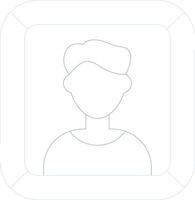 Portrait Creative Icon Design vector