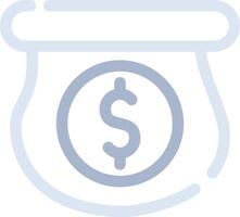 Money Bag Creative Icon Design vector