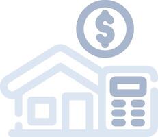 Home Loan Calculator Creative Icon Design vector