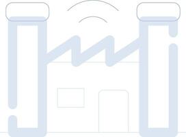 Smart Factory Creative Icon Design vector