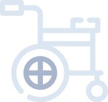 Wheelchair Creative Icon Design vector