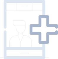 Medical Ecommerce Provider Creative Icon Design vector