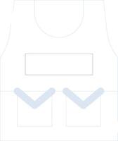 Bulletproof Vest Creative Icon Design vector