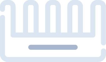 Comb Creative Icon Design vector