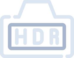 Hdr Creative Icon Design vector