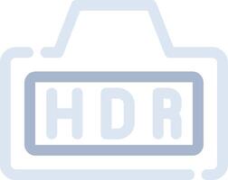 Hdr Creative Icon Design vector