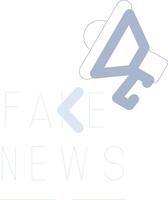 Fake News Creative Icon Design vector