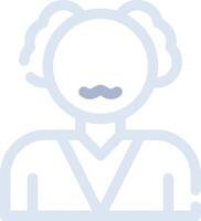 Old Man Creative Icon Design vector