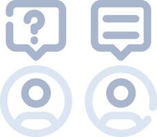 Discussion Creative Icon Design vector