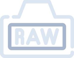 Raw Creative Icon Design vector