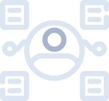 User Predictions Creative Icon Design vector