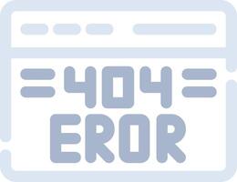 Diseño de icono creativo de error 404 vector