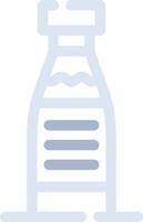 diseño de icono creativo de botella de leche vector